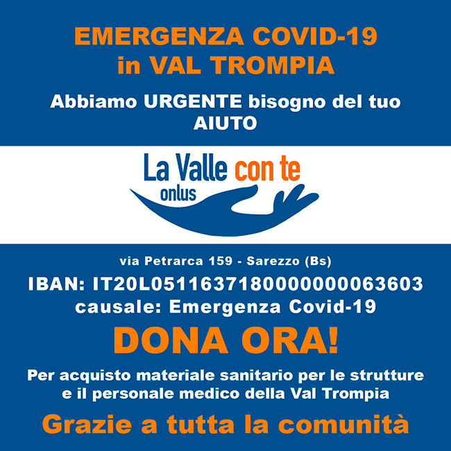 Emergenza COVID-19 in Valtrompia